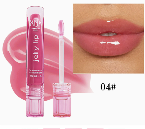Water-Gloss Plumping Lip Oil | Mirror-Shine Liquid Lipstick with Hydrating, Non-Sticky, Glass-Lip Effect